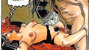 Huge Breast Evil Mistress Sex Comic